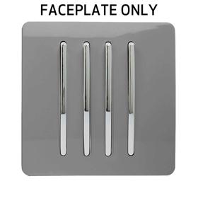 Light Grey Spare Plate Wiring Accessories Trendi Decorative Screwless